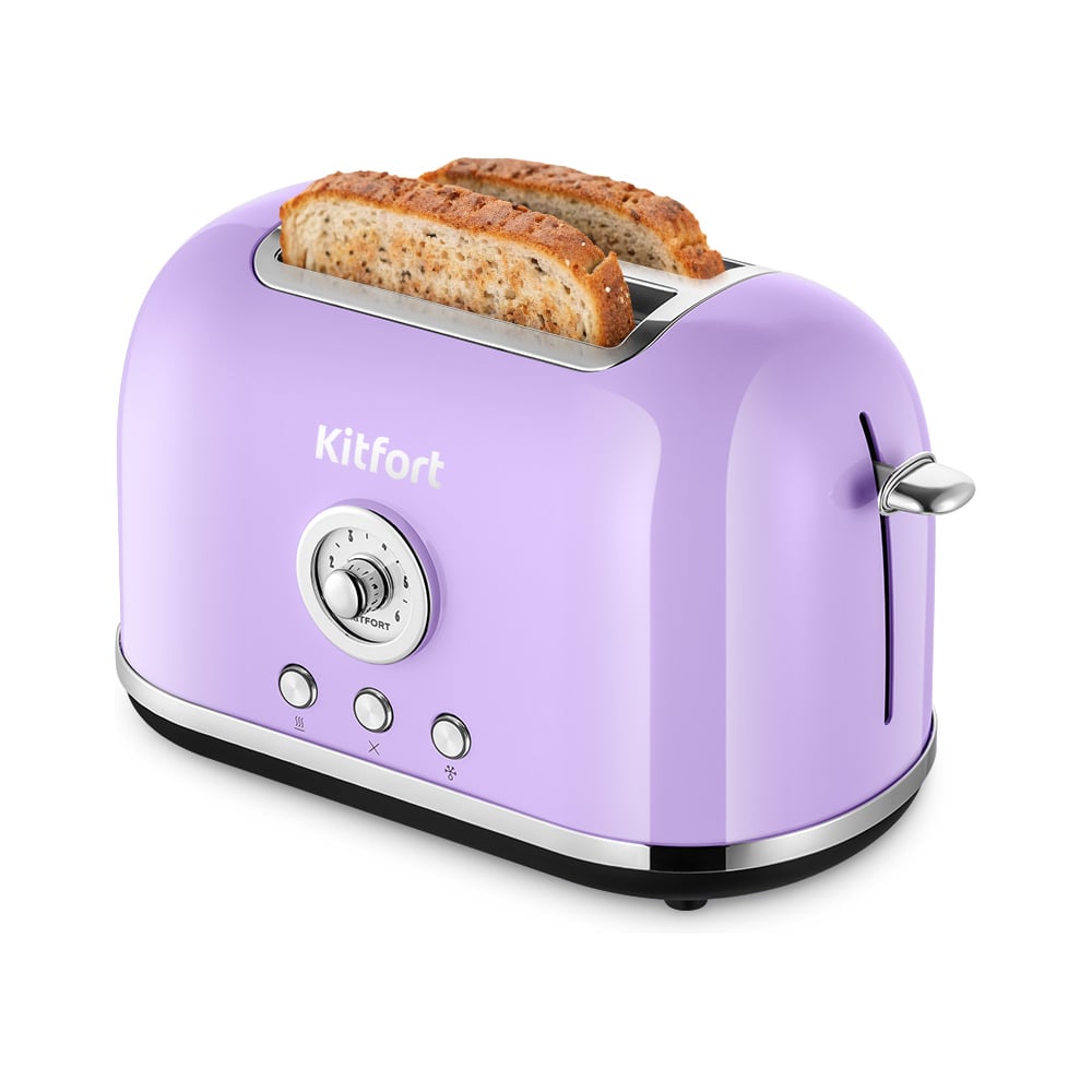 Изображение товара Тостер KITFORT КТ-6831 2 тоста мощность 815 Вт современный дизайн