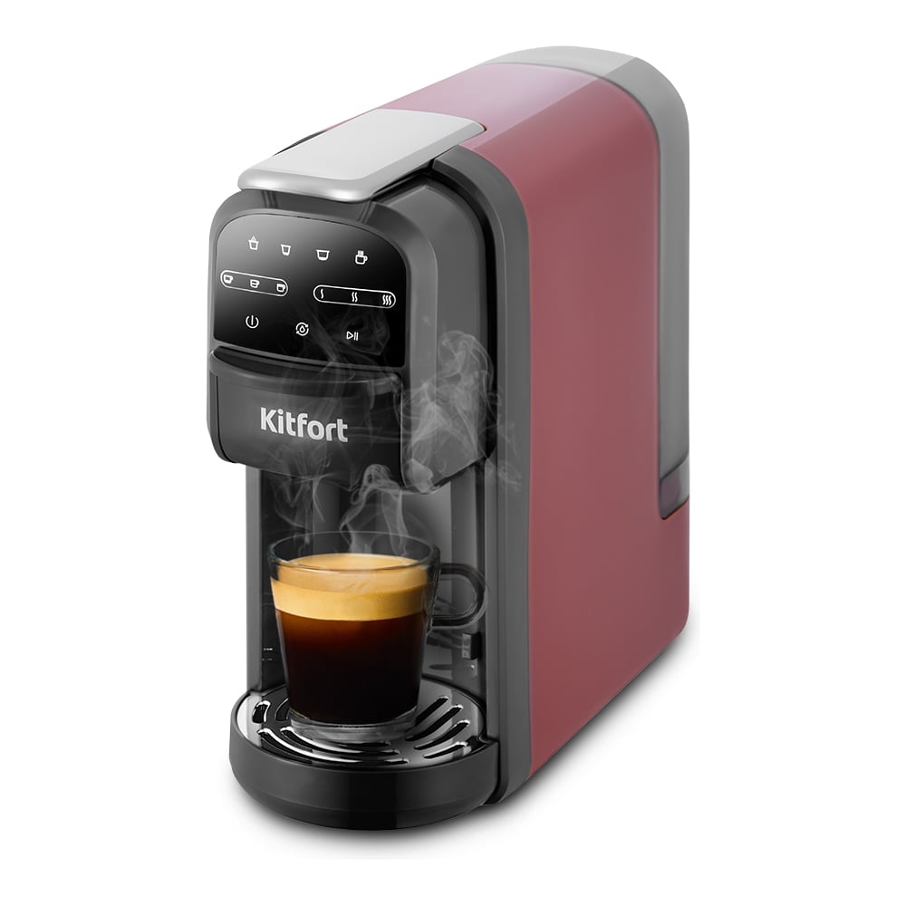Изображение товара Кофеварка 3 в 1 KITFORT КТ-7657 с режимами эспрессо и капучино