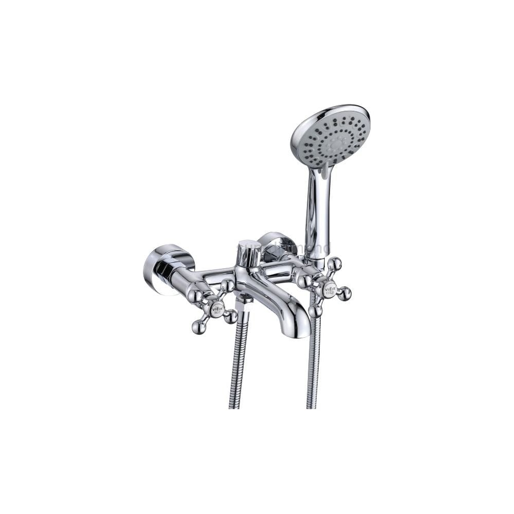 Изображение товара Два рычага смеситель для ванны ViEiR V140131 из латуни с хромовым покрытием