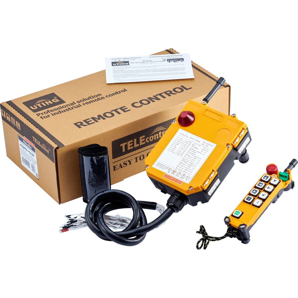 Изображение товара Промышленное радиоуправление TELEcontrol F24-8D профессиональный комплект для промышленной автомати