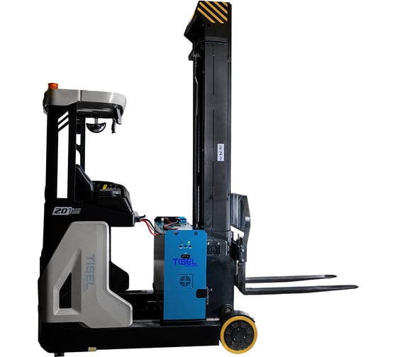 Изображение товара Ричтрак электрический TISELTECHNICS RTX20 PLUS LI-ION FTX1100, Triplex FFL,2000kg-11000mm-1070x220-750mm,EPS Fingertip control, proportional lift B48V/400Ah,CH 48V/200A Ext.+CAM PACK + SIDESHIFT+SBC НФ-00005284