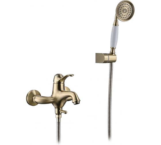 Изображение товара Смеситель для ванны и душа ViEiR однорычажный, бронза, классический дизайн V413531-D