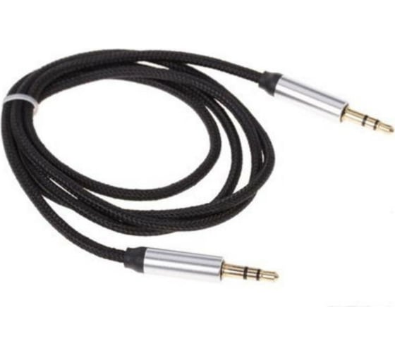 Изображение товара Соединительный кабель 3.5 Jack M - 3.5 Jack M Pro Legend текстиль, оплетка, черный, 1м. PL1000