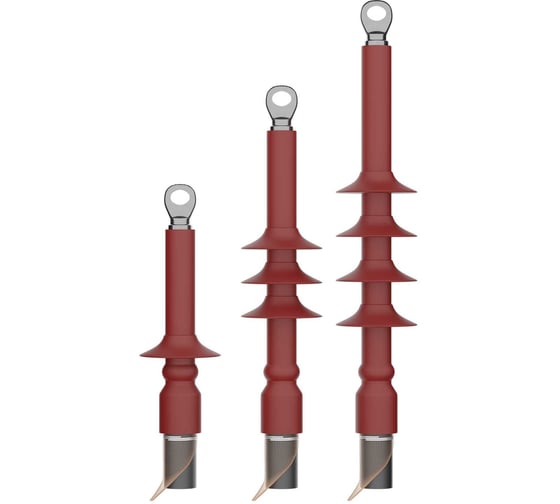 Изображение товара Муфта концевая НИЛЕД HT2-12/1x70-120L16 (1ПКНт-10-70-120) СПЭ изоляция, наружной установки, без брони, с болтовым наконечником 16001947