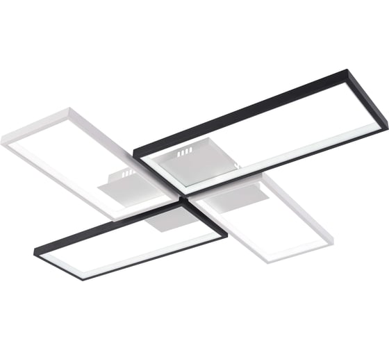 Изображение товара Люстра Schaffner Martillo 4195-4 WH+BK цвет белый/черный 168 Вт IR