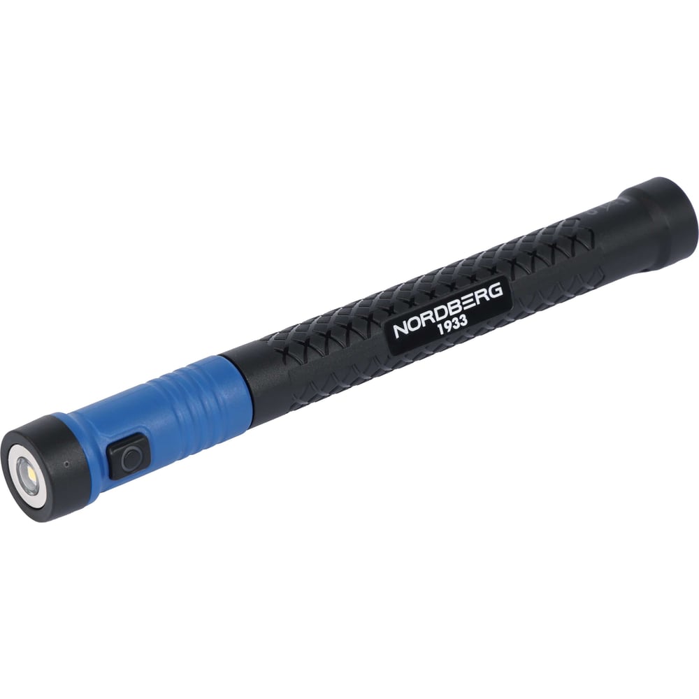 Изображение товара Светодиодный аккумуляторный фонарь NORDBERG с магнитом, 100 лм, 6 часов работы, модель 1933