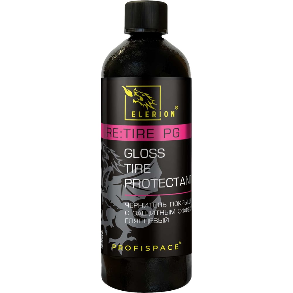 Изображение товара Чернитель покрышек ELERION глянцевый 750 мл с защитным эффектом
