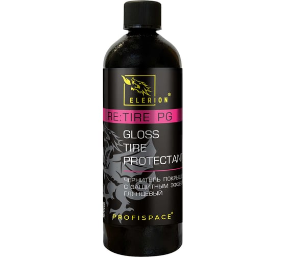 Изображение товара Чернитель покрышек с защитным эффектом ELERION глянцевый 750 мл. LR206-00075