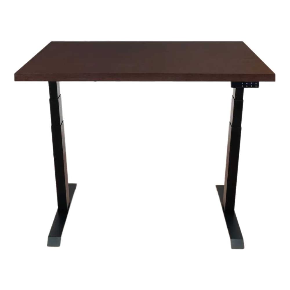 Изображение товара Стол двухмоторный с регулируемой высотой Stand PRO UPSTOL, подстолье черное и столешница МДФ шпон Венге 120х65 Z650ВV12065