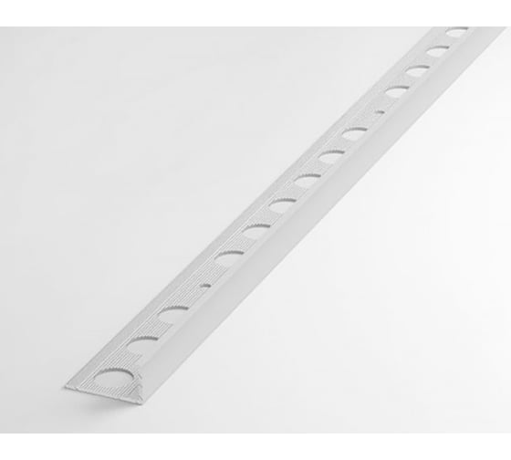Изображение товара Профиль окантовочный L-образный алюминиевый ЛУКА 10 мм, 2,7 м, Белый УТ000012923