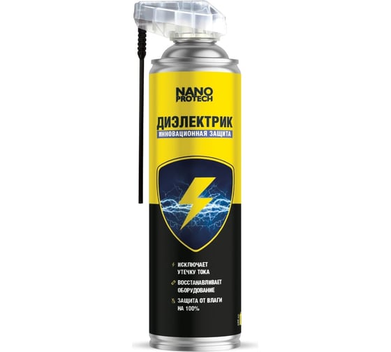 Изображение товара Инновационная защита для электрооборудования диэлектрик Nanoprotech 400 мл NPGDI0040