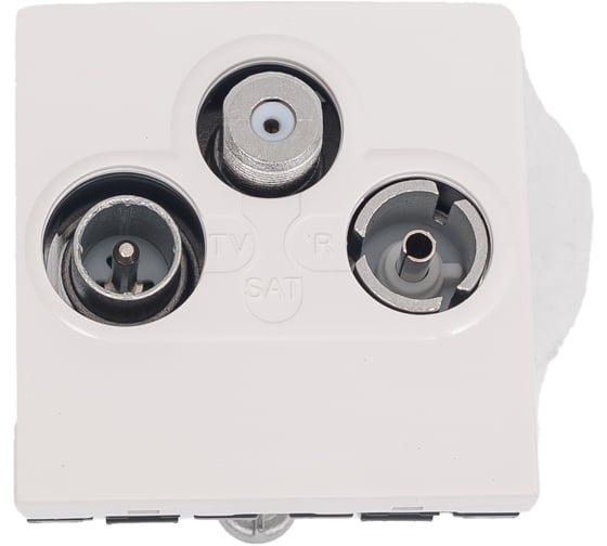 Изображение товара Розетка Legrand Mosaic TV/RD/SAT 078786