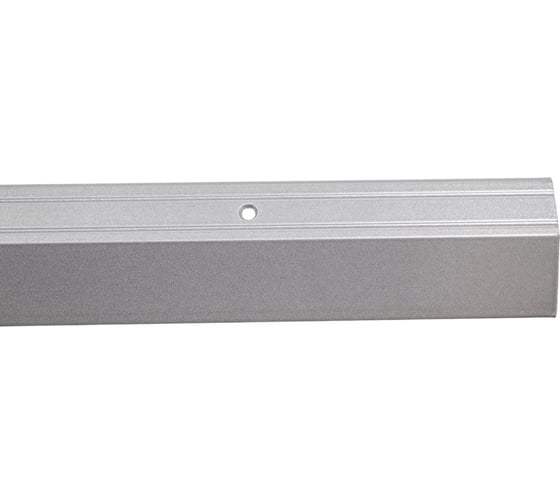 Изображение товара Порог разноуровневый алюминиевый ЛУКА (45 мм, 0,9 м, порошковое покрытие, Серебро) УТ000007599