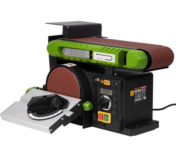 Изображение товара Дисково-ленточный шлифовальный Procraft 400Вт, лента 100*914мм, диск 150мм BDS400S