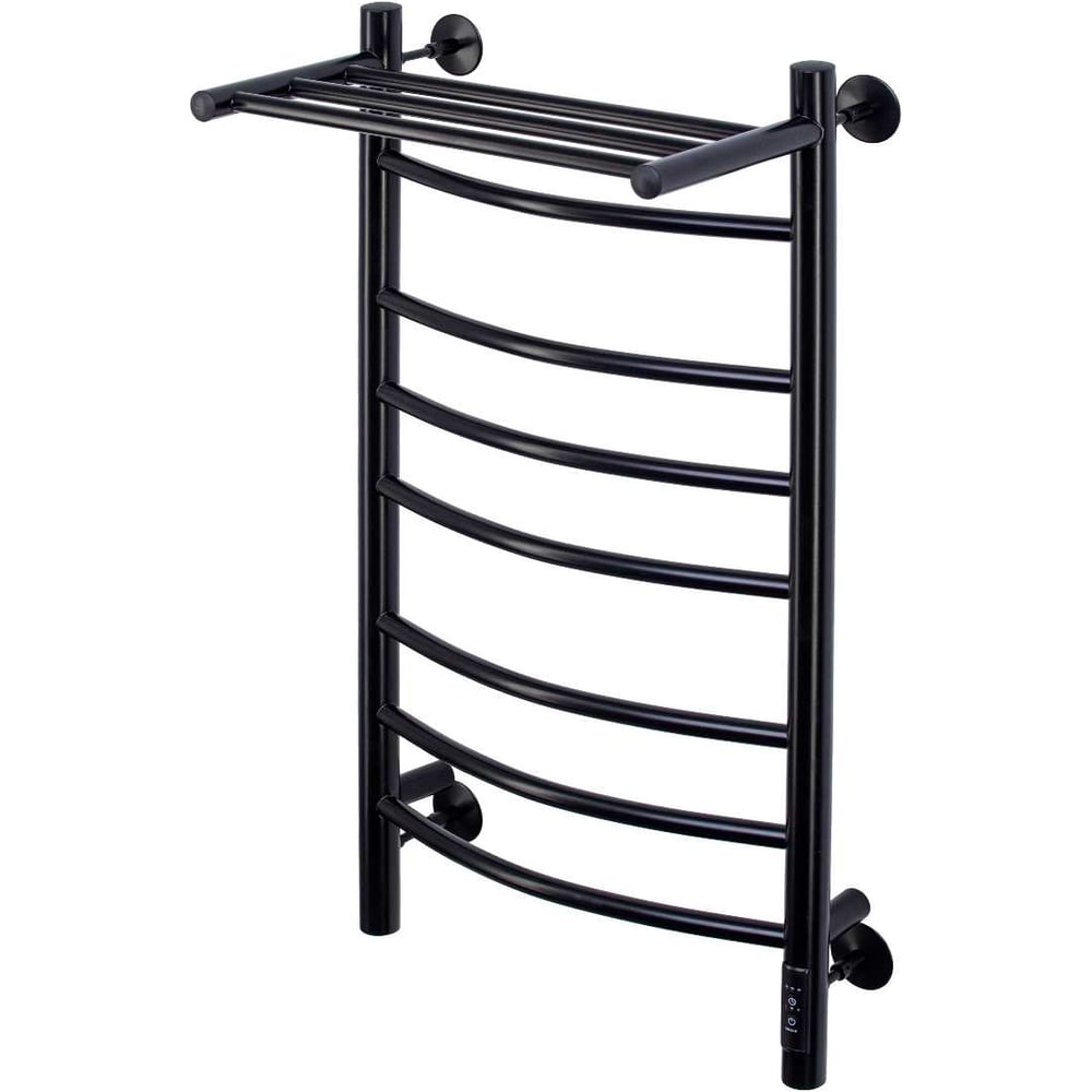 Изображение товара Электрический полотенцесушитель Comfysan Noumi EC-8 80/50 с полкой черный