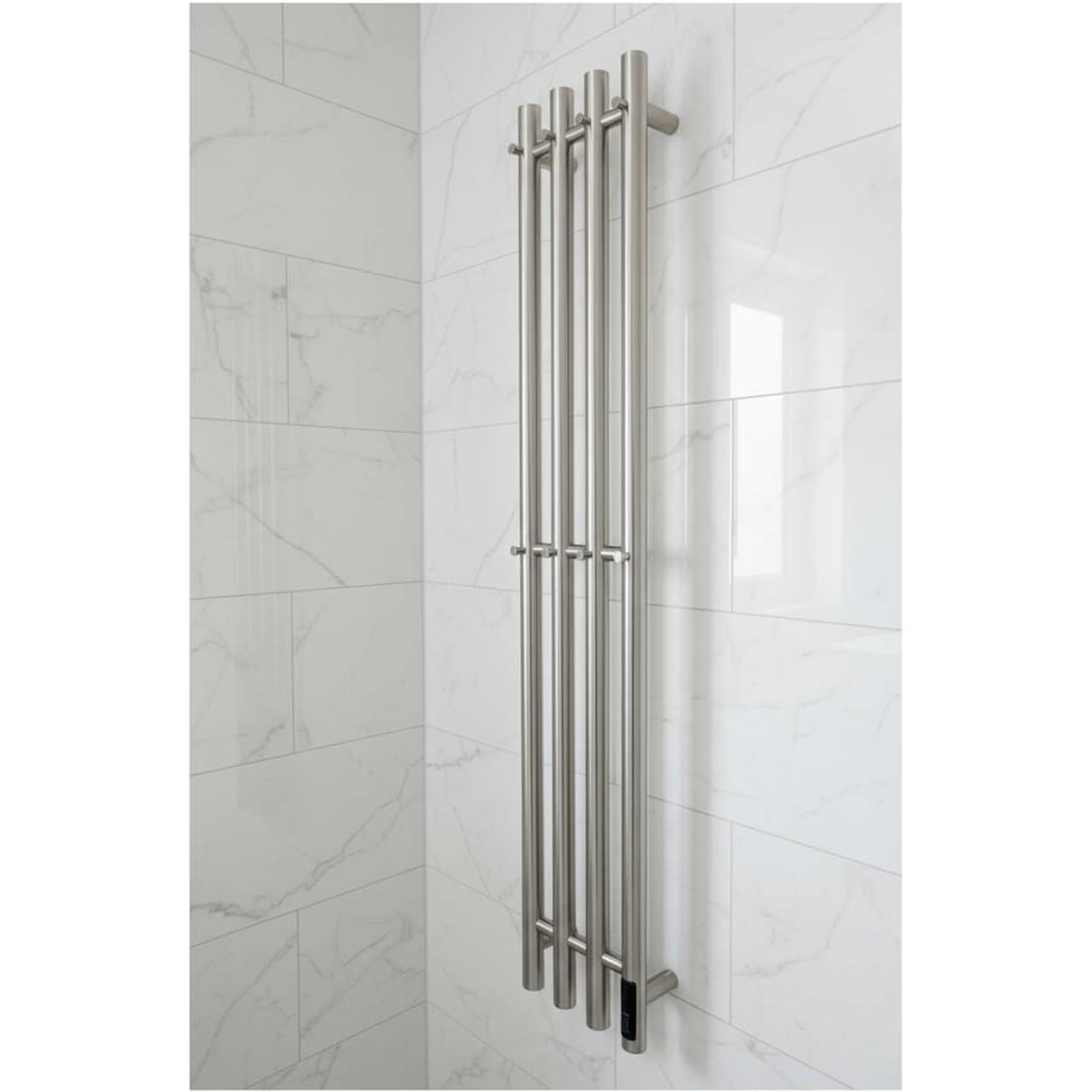 Изображение товара Электрический полотенцесушитель Comfysan Alto EC-4 120/18 никель для ванной