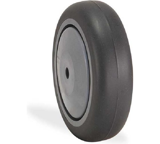 Изображение товара Колесо KAMA с серой резиной, 125 мм, посадка на ось 8 мм, 125x32-MTR