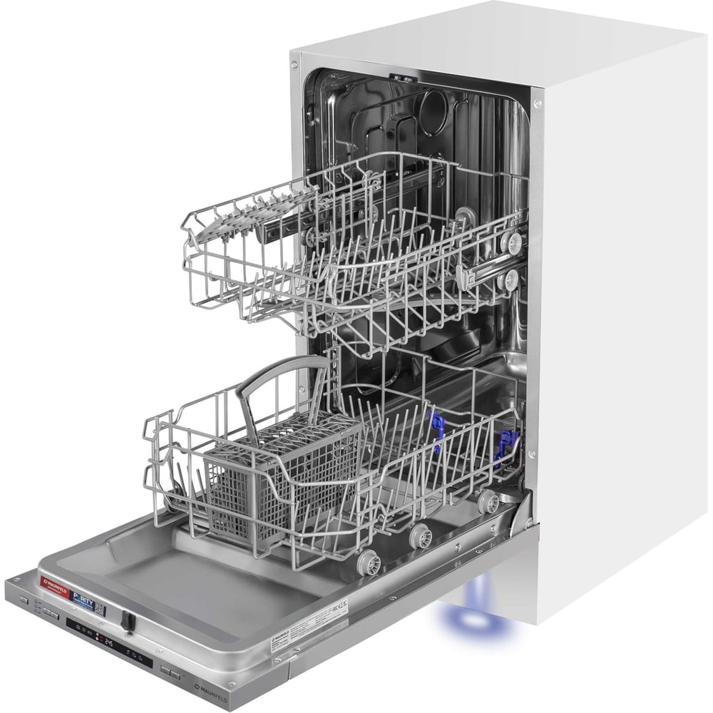 Изображение товара Посудомоечная машина MAUNFELD MLP45120 Light Beam встроенная с дисплеем и 6 программ