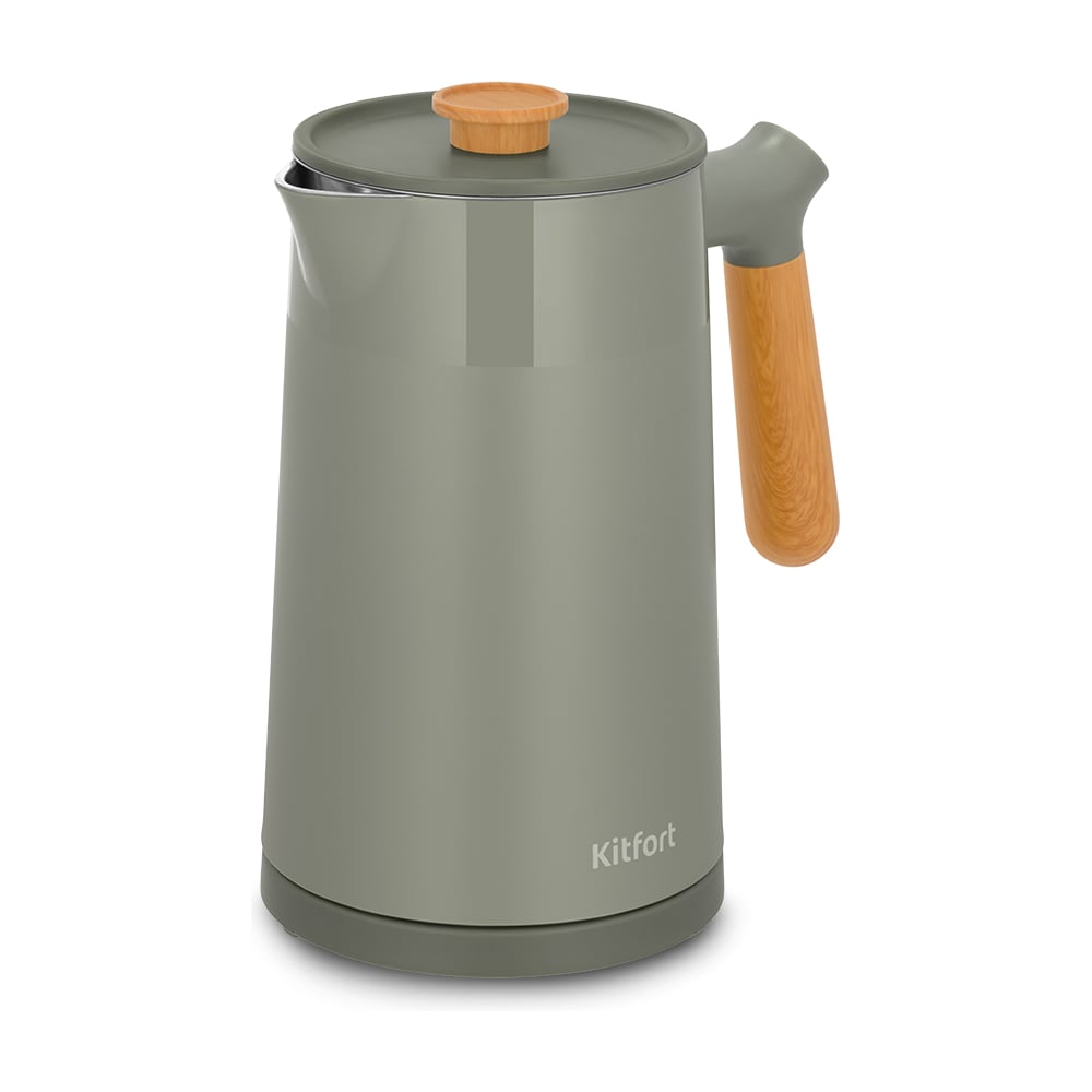 Изображение товара Электрический чайник KITFORT КТ-8708 1.7Л с защитой от сухого включения и механическим управлением