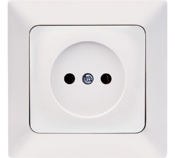 Изображение товара Розетка NE-AD без заземления, керамика, 16А, 250В, Aras, Белый, 93-110-02-P