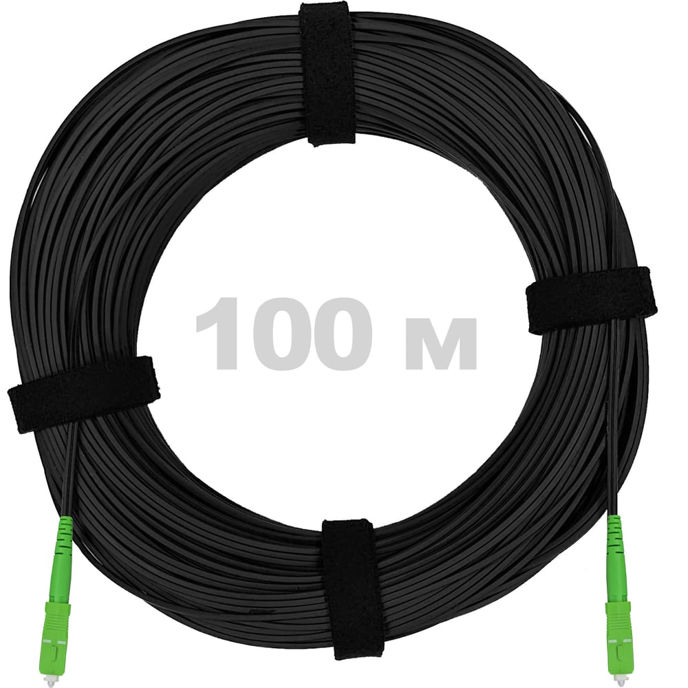Изображение товара Оптический патч-корд ENGINOVA FTTH диэлектрик 100 м SC - SC черный Изображение товара Оптический патч-корд ENGINOVA FTTH диэлектрик 100 м SC - SC черный