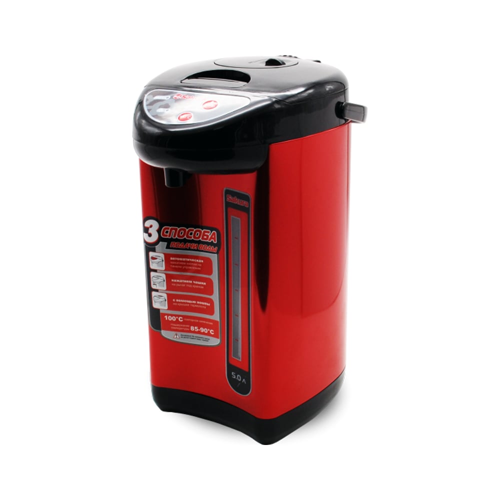 Изображение товара Термопот Sakura SA-335BR 4.2л красно-черный с функциями нагрева и защиты