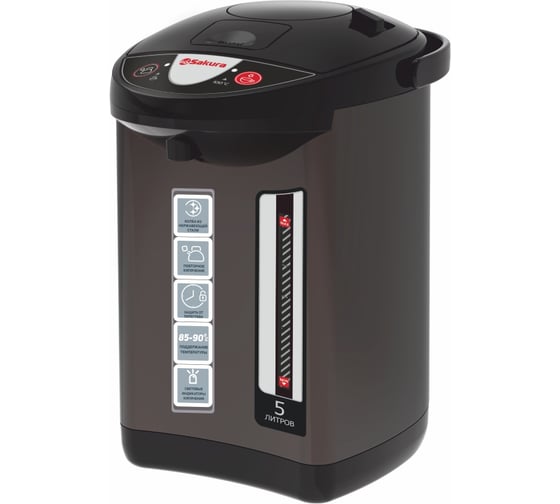 Изображение товара Термопот Sakura SA-1353BR 5,0л коричн/черн РТ-00070962