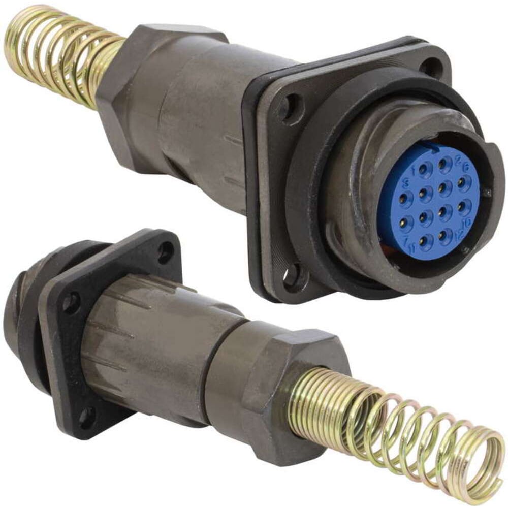 Изображение товара Разъем RUICHI FQ18-12pin ZPK-8 126215 IP67 для промышленного использования