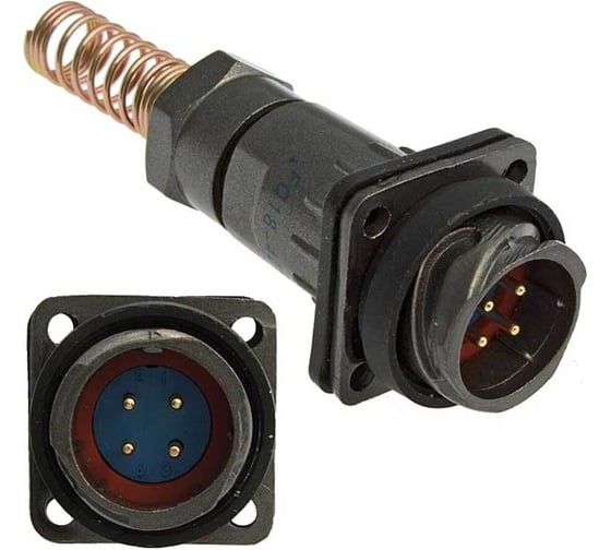 Изображение товара Разъем RUICHI FQ18-4pin ZPJ-8 106959