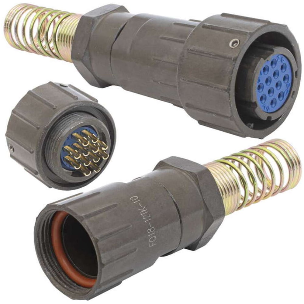 Изображение товара Разъем RUICHI FQ18-12pin TK-10 для кабельной установки