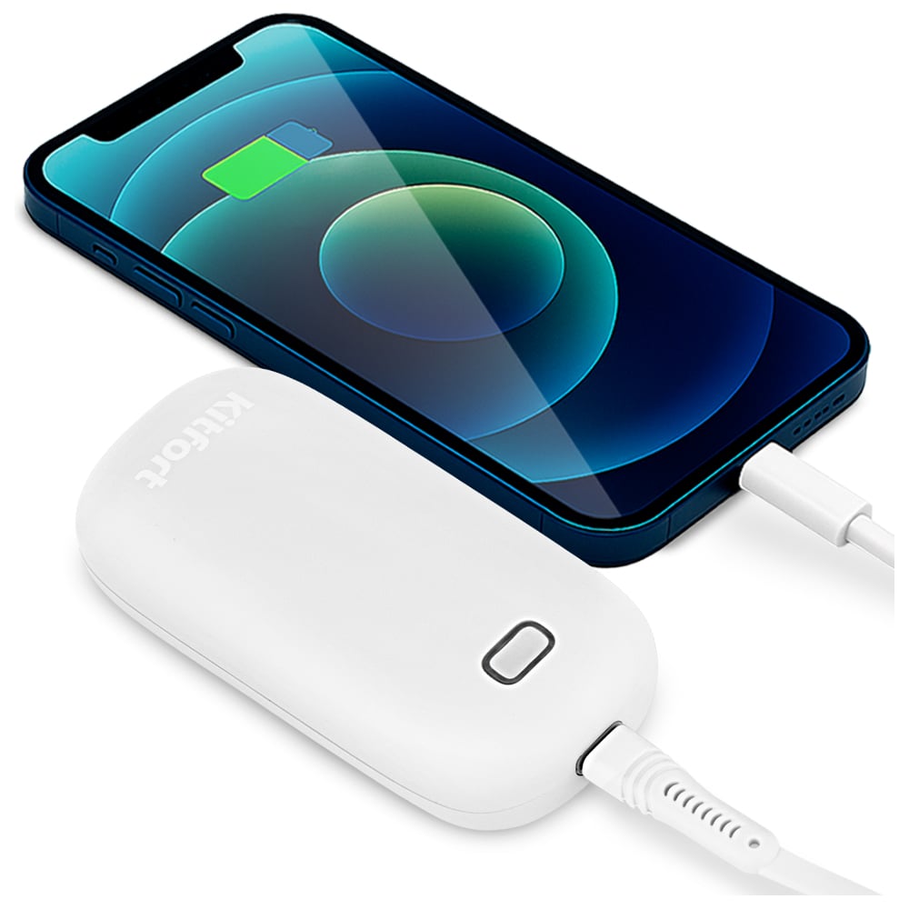 Изображение товара Повербанк-грелка KITFORT КТ-2721 с быстрой зарядкой и Type-C 4000 мАч