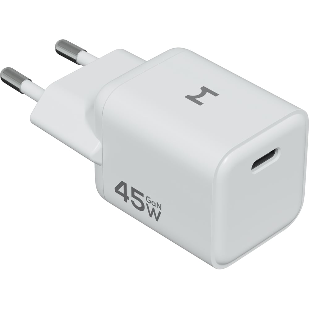 Изображение товара Компактное сетевое зарядное устройство MAGSSORY Nano 45W GaN белое