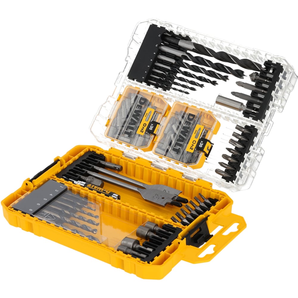 Изображение товара Набор бит и головок DEWALT DT70784 100 шт в кейсе для профессионалов и домашнего использования