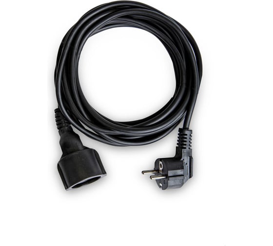 Изображение товара Удлинитель сетевой Атлант 0,5м с заземлением с одной розеткой IP21 10А ПВС ГОСТ 3х0,75 черный 80129