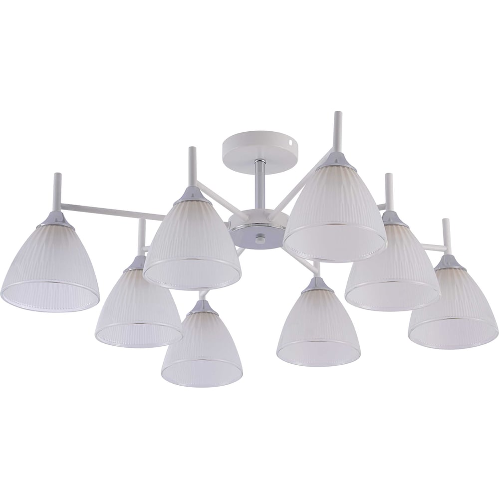 Изображение товара Люстра Schaffner Indirozzo 4075-8 белая/хром, 480Вт