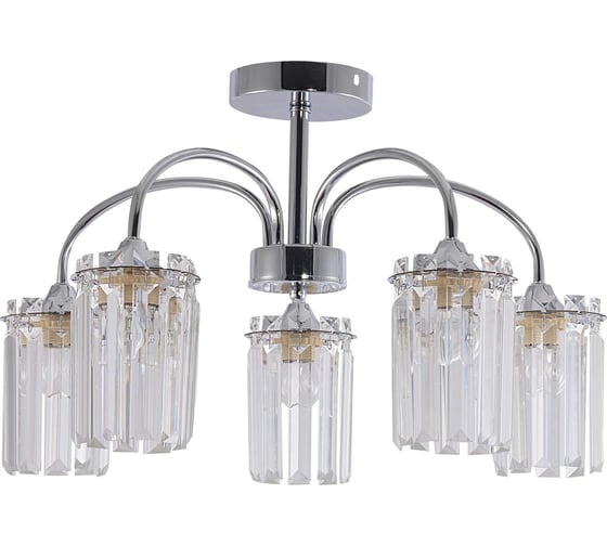 Изображение товара Люстра Schaffner Pianta 4115-5, цвет хром, 300 Вт Pianta 4115-5 CR