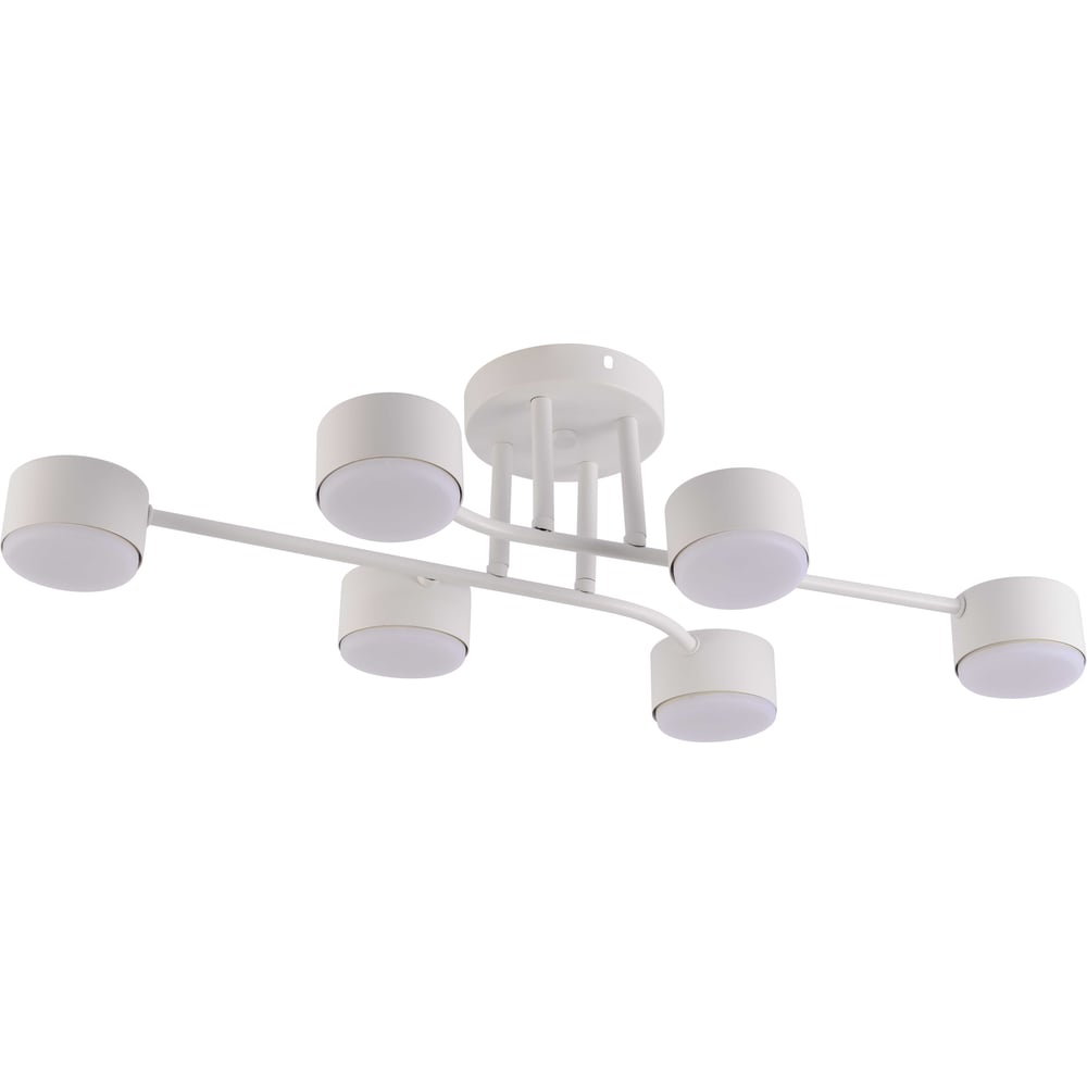 Изображение товара Люстра Schaffner Spazio 4275-6 белая современная накладная 6 ламп