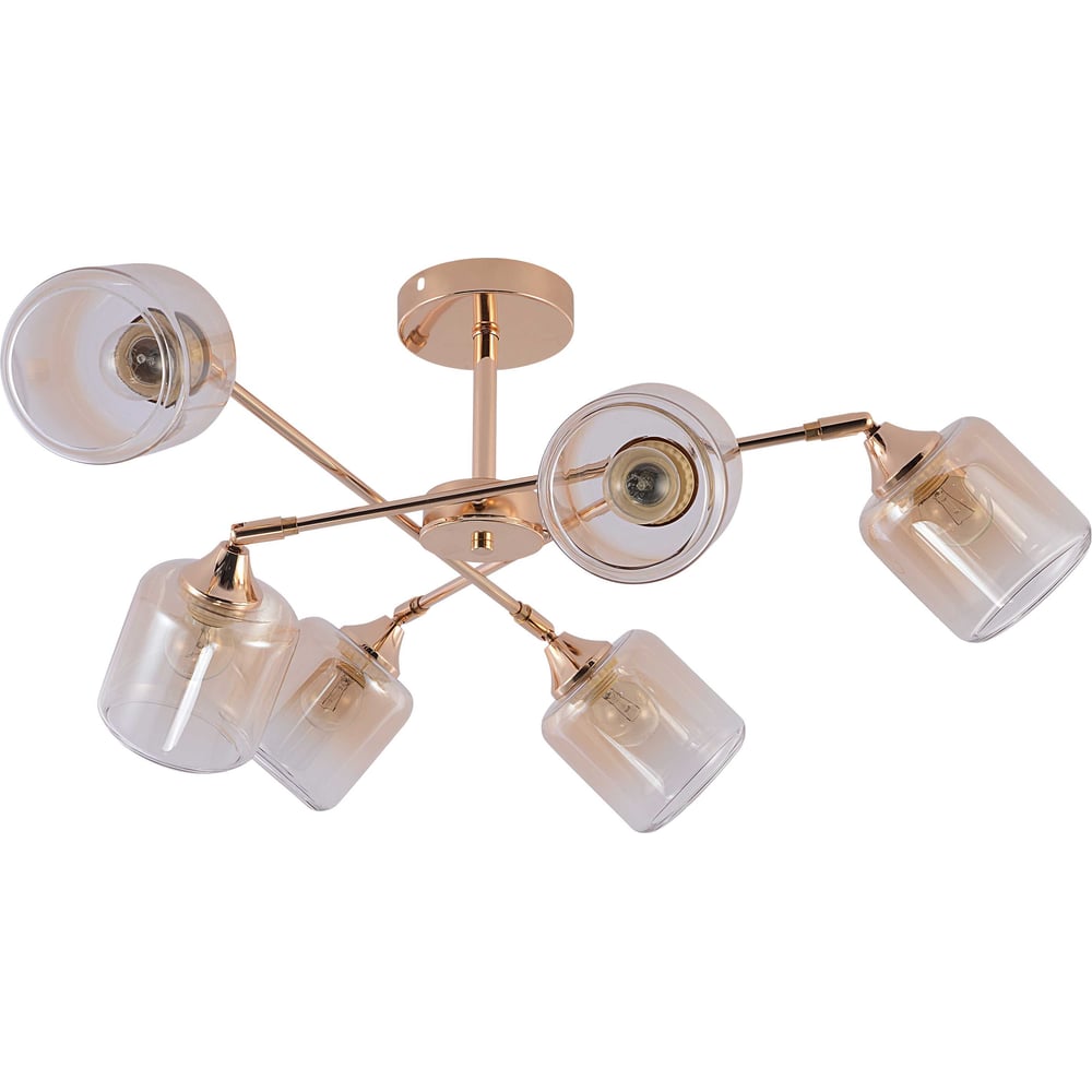 Изображение товара Люстра Schaffner Vicino 4090-6 6 ламп золото классика середины 20 века