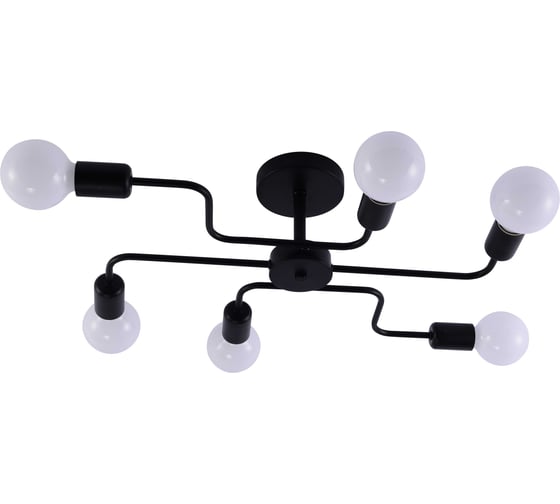 Изображение товара Люстра Schaffner Neve 4210-6, цвет черный, 360 Вт Neve 4210-6 BK