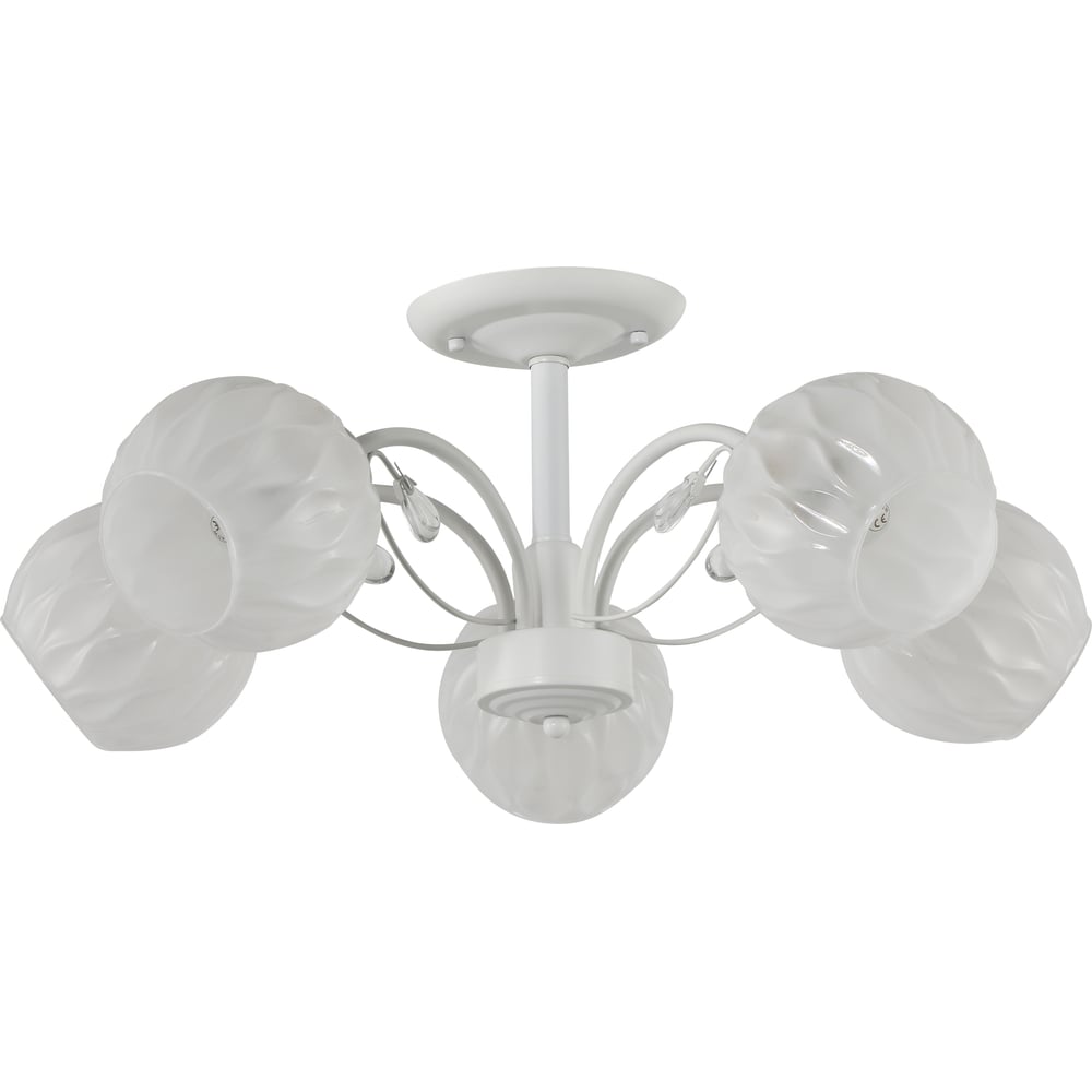 Изображение товара Люстра Schaffner Merito 4385-5 белая на 5 ламп с мощностью 200 Вт