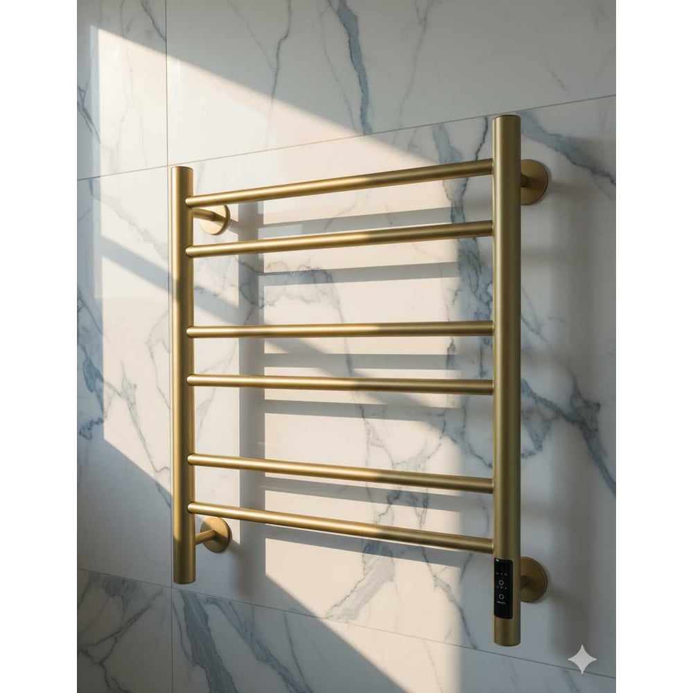 Полотенцесушитель электрический Comfysan с/т Luce EC-6 60/40, MAT GOLD RAL 019105