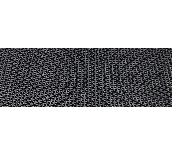 Изображение товара Напольное покрытие в рулоне QZRP Зиг-Заг 90х100см Дорожка Зиг Заг 4,5мм 0,9х1м черный