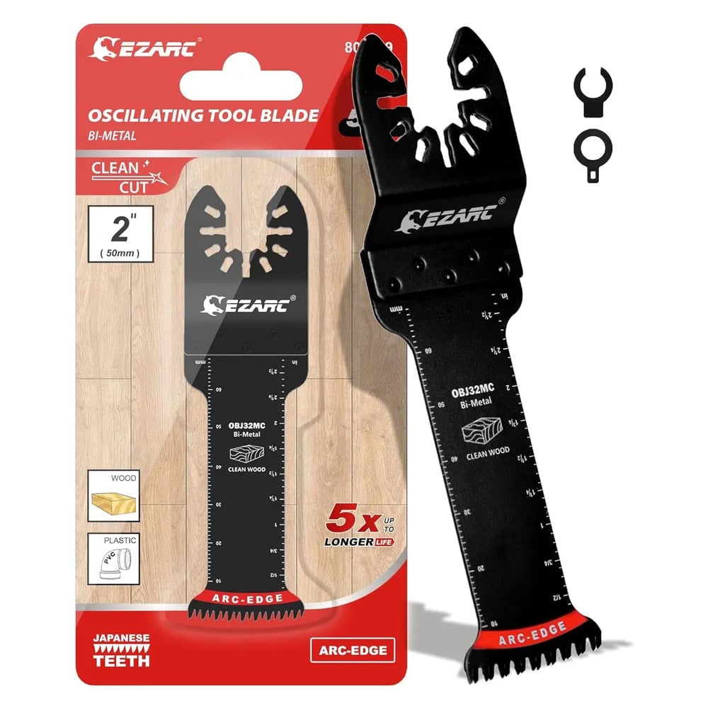 Изображение товара Набор удлиненных биметаллических насадок Ezarc для реноватора 5 шт