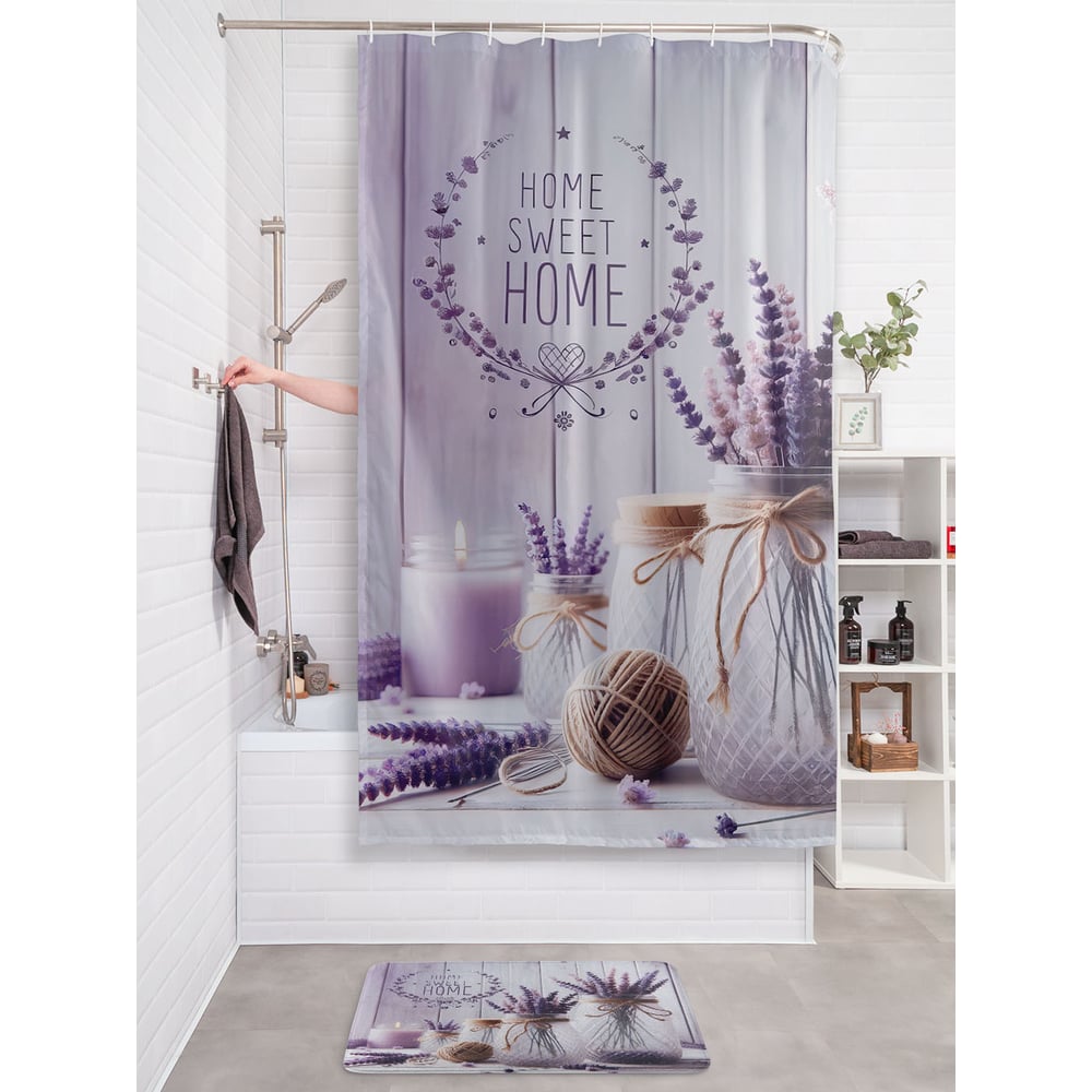 Изображение товара Фотоштора в ванную JoyArty МУЛЬТИ 180x200 водоотталкивающая москитная для ванной комнаты