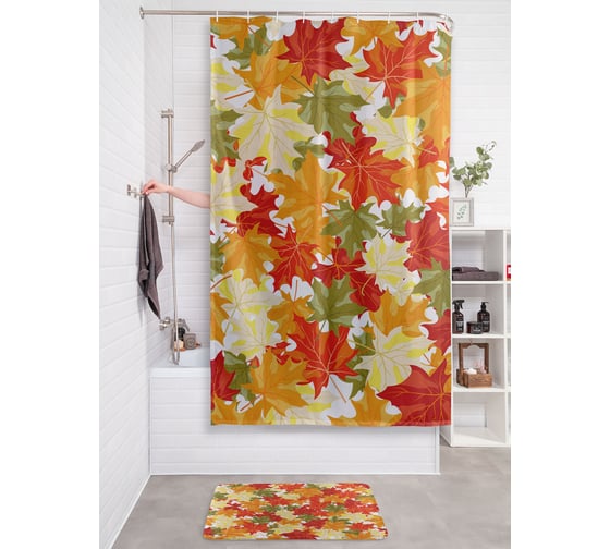 Изображение товара Фотоштора в ванную JoyArty МУЛЬТИ 180х200 sc_85021