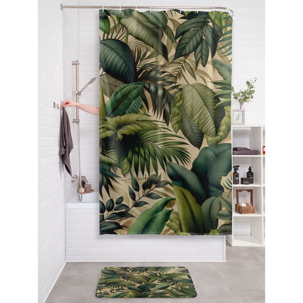 Изображение товара Фотоштора в ванную JoyArty МУЛЬТИ 180х200 sc_sd1806 с водоотталкивающей функцией