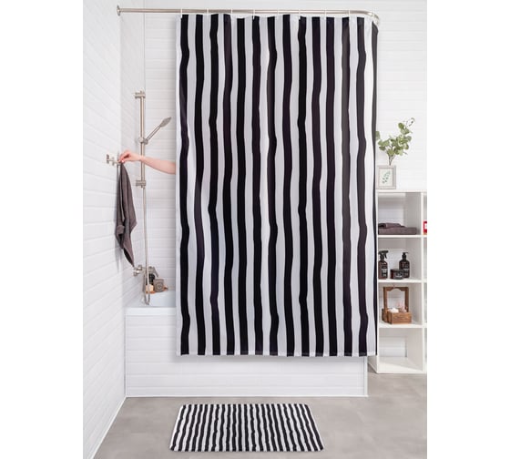 Изображение товара Фотоштора в ванную JoyArty МУЛЬТИ 180х200 sc_94550