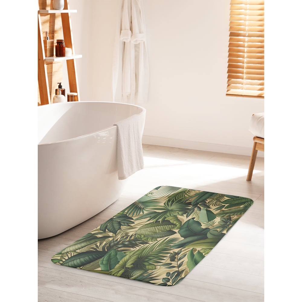Изображение товара Коврик противоскользящий для ванной JoyArty 60x100 см нескользящий дизайн