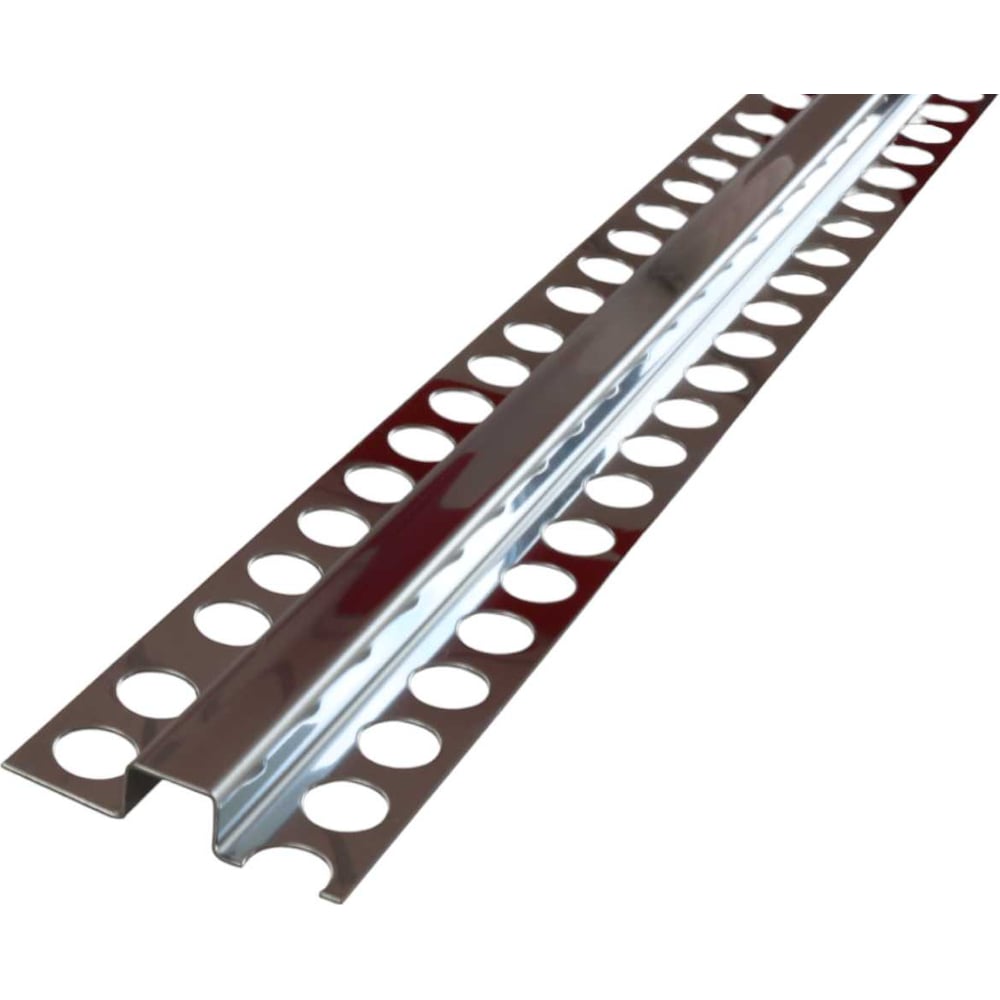 Изображение товара Разделительный профиль из нержавеющей стали РПН-22 15х10 серебро полировка 0,5мм 2,7м