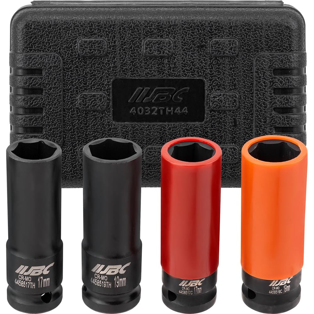 Изображение товара Головки ударные тонкостенные JBC набор 4пр. 1/2 (6гр) JBC-4032TH44(62487)